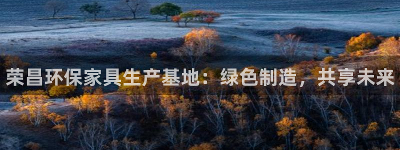 杏耀代理1980：荣昌环保家具生产基地：绿色制造，共享未来